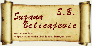 Suzana Beličajević vizit kartica